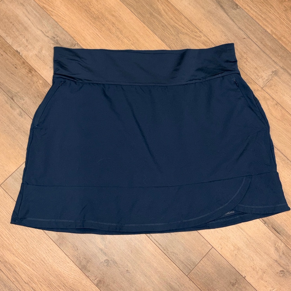 Adidas Navy Blue Golf Women's Skorts/ Lined Skirt w 18” inseam- size XL